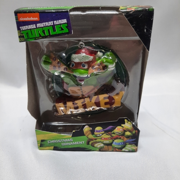 NIB TMNT Mickey with Santa hat 2017 Collector Ornament - Picture 5 of 5